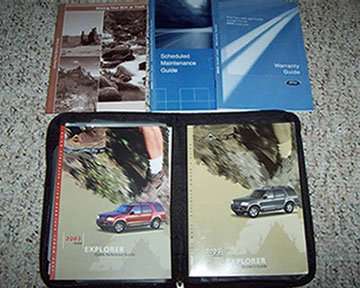 2003 Ford Explorer Owner's Manual Set