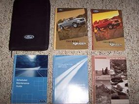 2003 Ford Ranger Owner's Manual Set