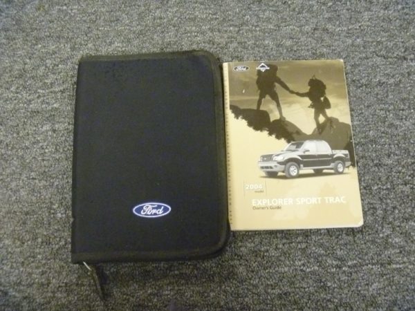 2004 Ford Explorer Sport Trac Owner's Manual Set