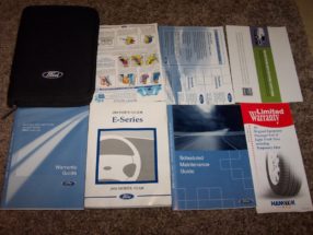 2004 Ford E-Series E-150, E-250, E-350 & E-450 Owner's Manual Set