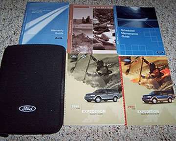 2004 Ford Expedition Owner's Manual Set
