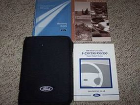 2004 Ford F-550 Super Duty Truck Owner's Manual Set