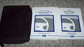 2004 Ford F-250 Super Duty Truck Harley Davidson Edition Owner's Manual Set