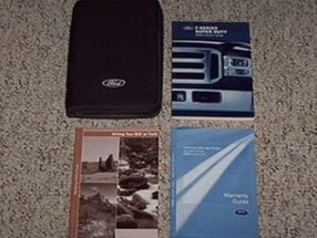 2005 Ford F-350 Super Duty Truck Owner's Manual Set