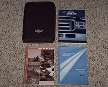 2005 Ford F-450 Super Duty Truck Owner's Manual Set