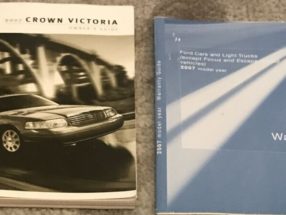 2007 Ford Crown Victoria Owner's Manual Set