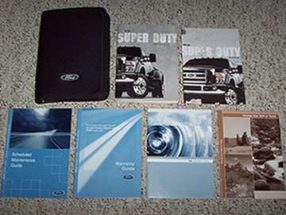 2008 Ford F-Super Duty Truck Owner's Manual Set