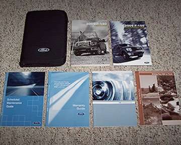 2009 Ford F-150 Truck Owner's Manual Set 2009 Ford F-150 Truck Owner's Manual Set