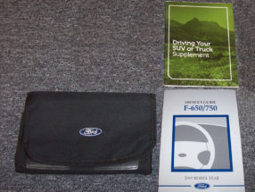 2010 Ford F-650 Truck Owners Manual Set