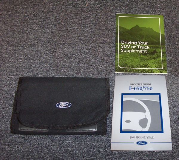 2010 Ford F-650 Truck Owners Manual Set