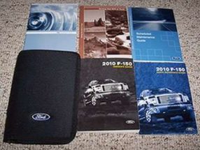2010 Ford F-150 Truck Owner's Operator Manual User Guide Set