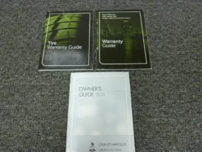 2011 Ford Crown Victoria Owner's Manual Set