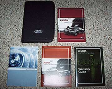 2011 Ford Fusion Owner's Manual Set