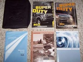 2011 Ford F-550 Super Duty Truck Harley Davidson Edition Owner's Manual Set