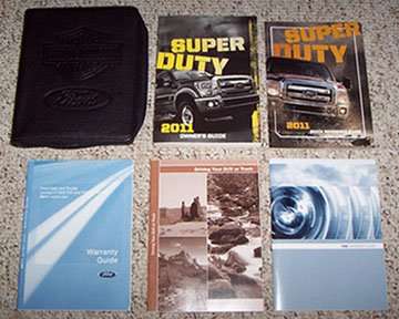 2011 Ford F-250, F-350, F-450, F-550 F-Super Duty Harley Davidson Edition Owner's Manual Set