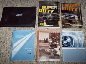2011 Ford F-250 Super Duty Truck Owner's Operator Manual User Guide Set