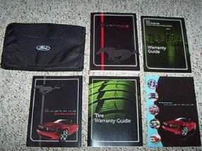 2012 Ford Mustang Owner's Operator Manual User Guide Set