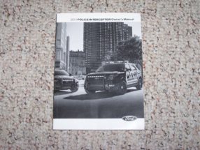 2013 Ford Taurus Police Interceptor Owner's Manual