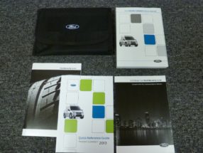 2013 Ford Transit Connect Owner's Manual Set