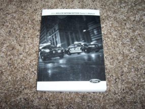 2014 Ford Explorer Police Interceptor Owner's Manual