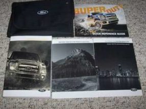 2014 Ford F-550 Super Duty Truck Owner's Manual Set