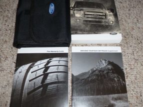 2015 Ford F-250 Super Duty Truck Owner's Operator Manual User Guide Set