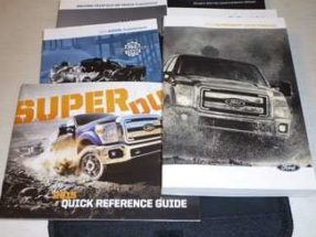 2015 Ford F-350 Super Duty Truck Owner's Operator Manual User Guide Set