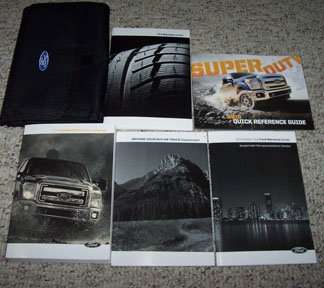 2016 Ford F-250 Super Duty Truck Owner's Operator Manual User Guide Set