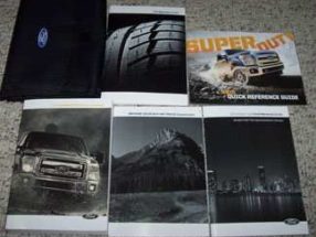 2016 Ford F-Super Duty Trucks Owner's Manual Set