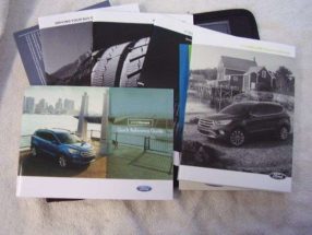 2018 Ford Escape Owner's Operator Manual User Guide Set
