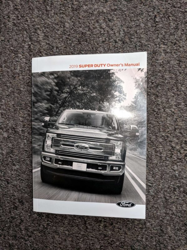 2019 Ford F-350 Truck Owner's Manual