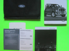 2015 Ford F-750 Truck Owners Manual Set