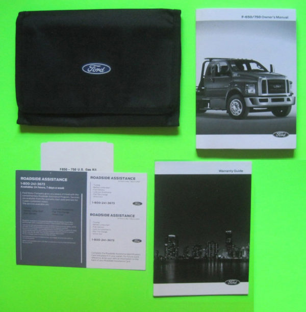 2014 Ford F-650 F-750 Truck Owners Manual Set