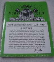 1928 Ford Model A Service Bulletins Manual