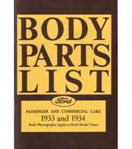 1934 Ford Passenger Car & Truck Body Parts Catalog