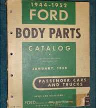 1948 Ford Super Deluxe Body Parts Catalog