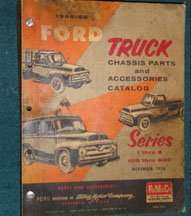 1953 Ford F-Series Trucks Chassis & Accessories Parts Catalog
