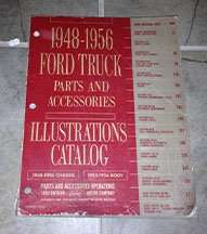 1953 Ford F-250 Truck Parts Catalog Illustrations