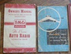 1951 Ford Deluxe Owner's Manual Set