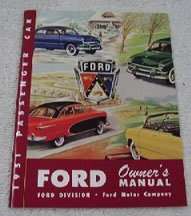 1951 Ford Deluxe Owner's Manual