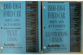 1961 Ford Falcon Parts Catalog Text & Illustrations