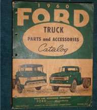 1960 Ford F-Series Trucks Parts Catalog