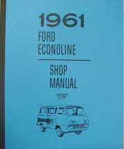 1961 Ford Econoline Shop Service Repair Manual