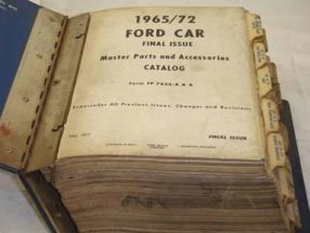 1971 Ford Maverick Master Parts Catalog Illustrations