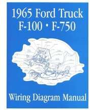 1965 Ford F-100 Thru F-750 Wiring Diagram Manual