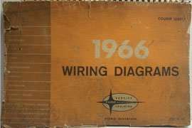 1966 Ford Galaxie Large Format Electrical Wiring Diagrams Manual