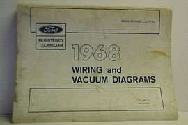 1968 Ford Falcon Large Format Electrical Wiring Diagrams Manual