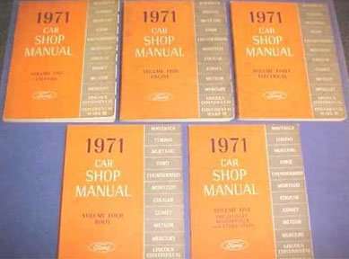 1971 Ford Ranchero Service Manual