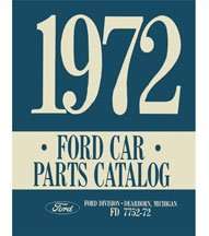 1972 Ford Mustang Parts Catalog