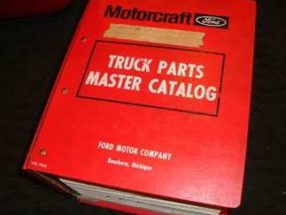 1978 Ford Bronco Light Truck Master Parts Catalog Illustrations